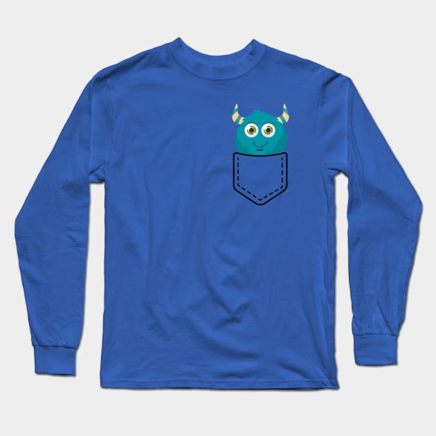 Pocket Monster Long Sleeve T-Shirt by vladocar